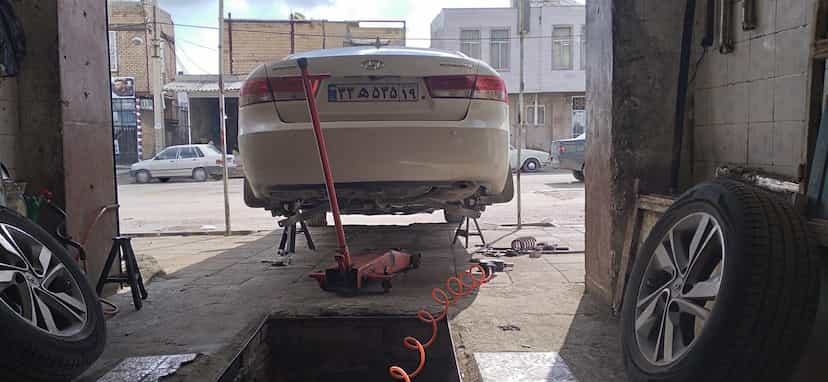 عکس جلوبندی و هیدرولیک امیر در شاطر آباد کرمانشاه