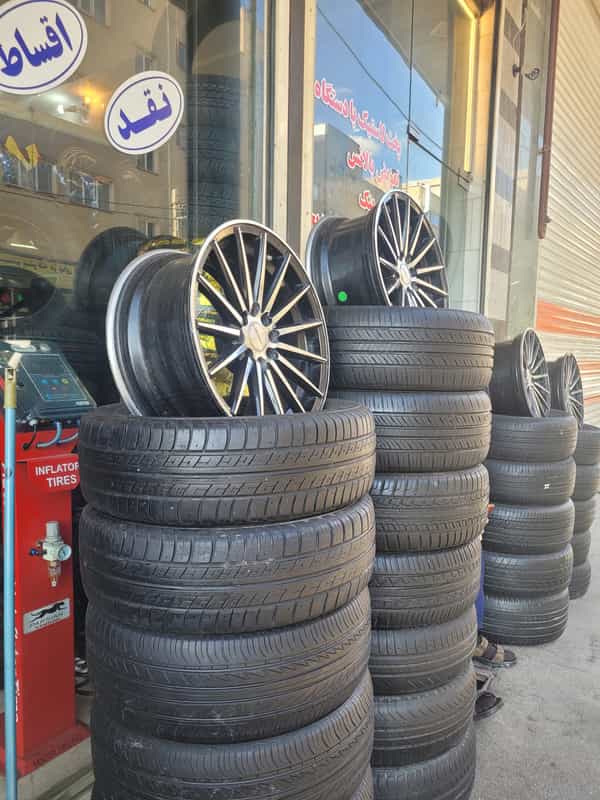 عکس لاستیک اراز کوچه باغ تبریز