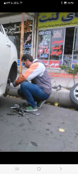 عکس دنیای لنت در راه آهن زنجان