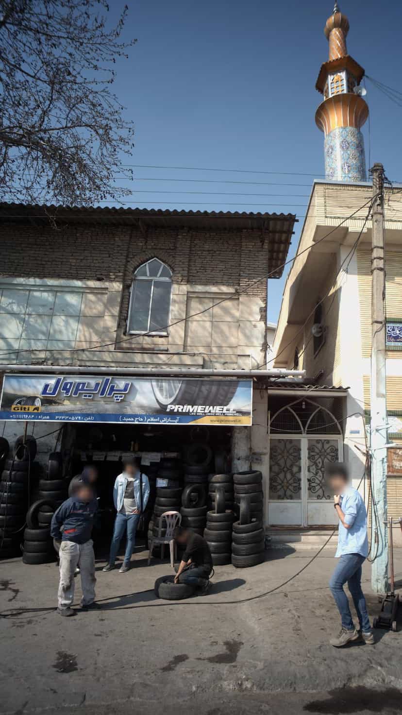 عکس آپاراتی اسلام (حاج مجید) در حکیم آباد بابل