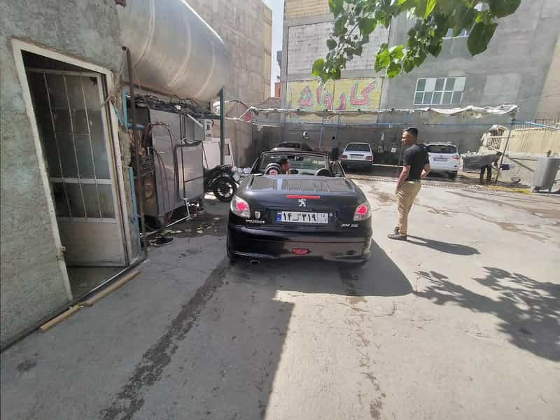 عکس کارواش طهرون در نوروزیان قزوین