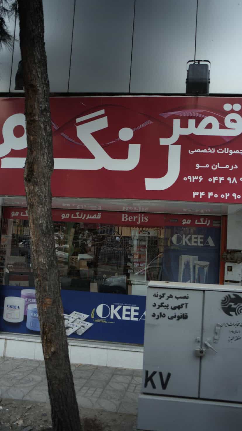 عکس قصر رنگ مو در فاز سه گوهردشت کرج