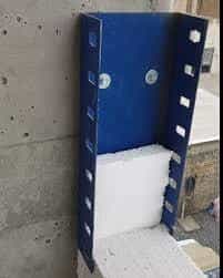 عکس مستر وال پست قزوین(ناودانی) میلگرد بستر در نوروزیان قزوین