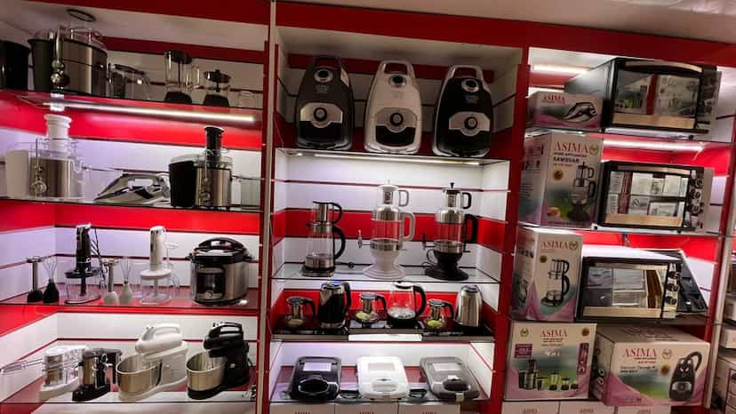 عکس لوازم خانگی آسیما در بازار همدان