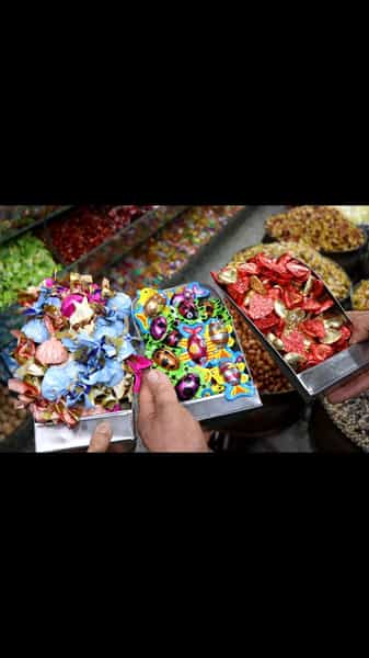 عکس آجیل و خشکبار عهدگر در بازار بندرعباس