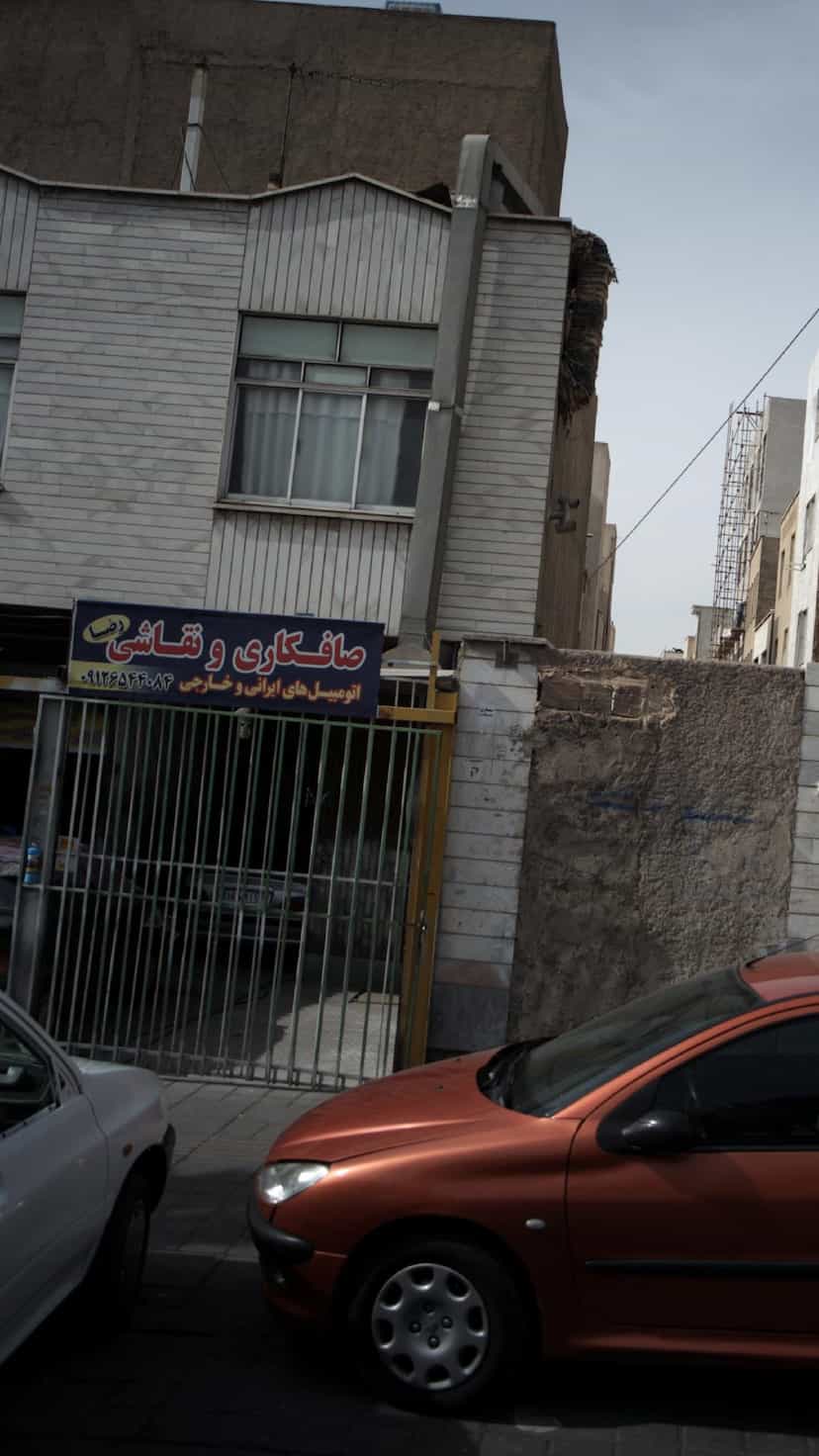 عکس صافکاری و نقاشی رضا در افسریه جنوبی 