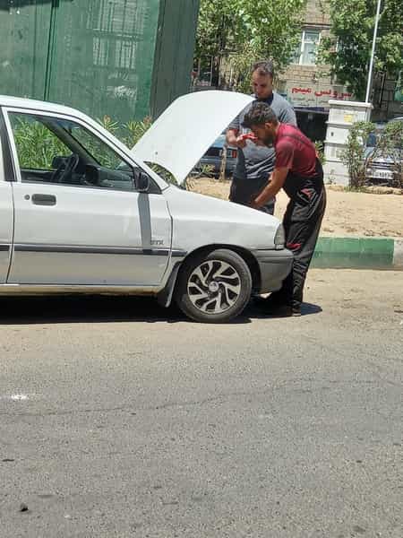 عکس مکانیکی و جلوبندی سید در گلشن 