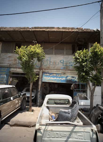 عکس صافکاری نقاشی مجید در خزانه 