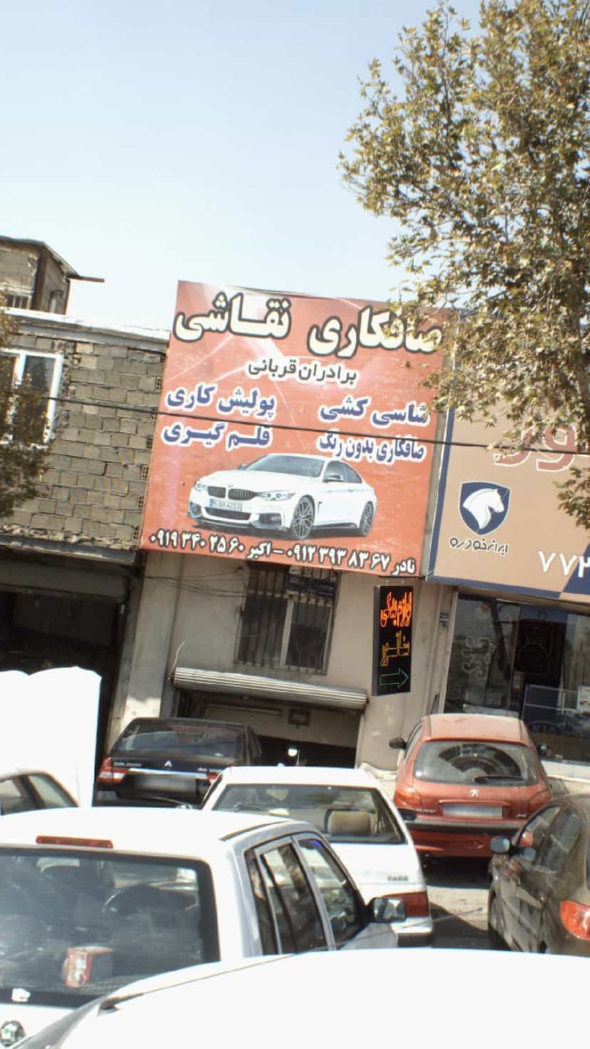 عکس صافکاری و نقاشی برادران قربانی در استخر 