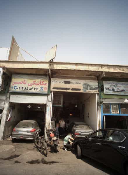عکس مکانیکی ناصر در دولت آباد 