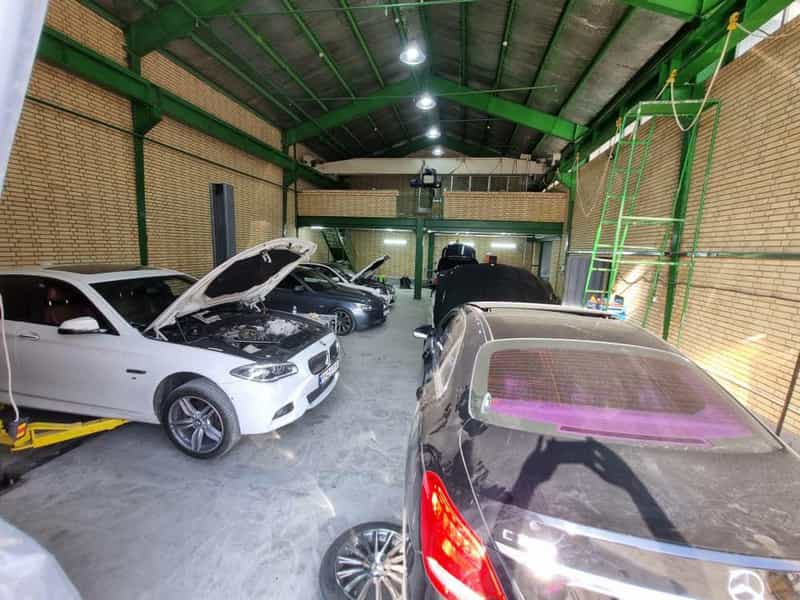 عکس تعمیرگاه بنز و پورشه و ولوو اعتدالی شهرک غزالی 