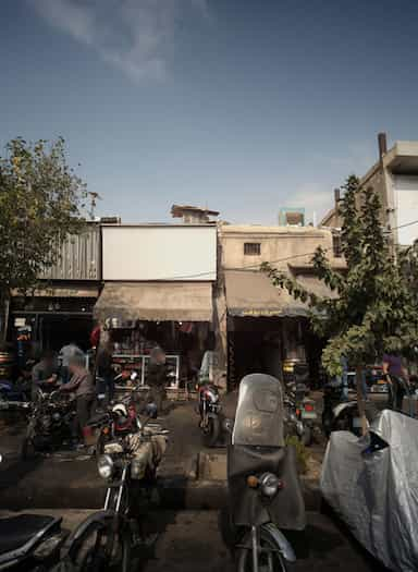 تعمیرگاه علاقبند در قلمستان 