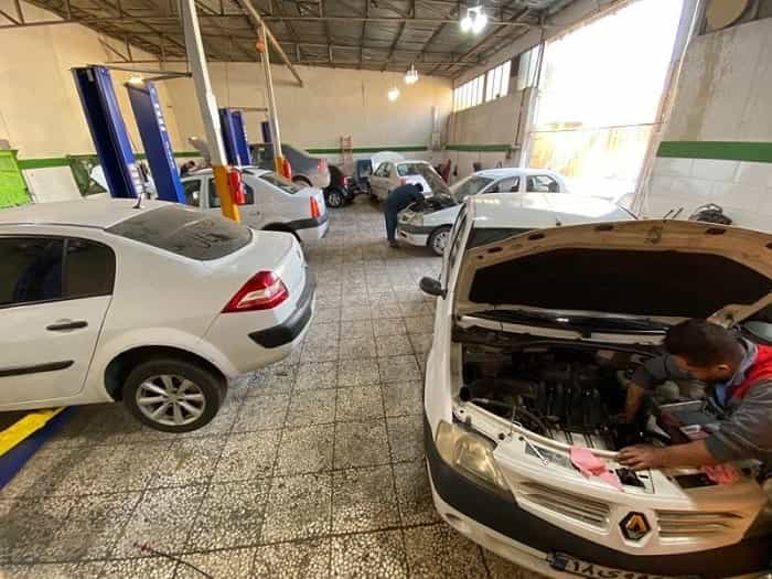 عکس تعمیرگاه رنو پایتخت در شاهد 