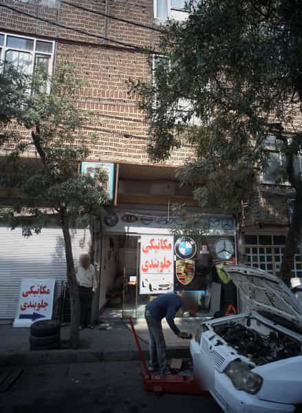 عکس مکانیکی جلوبندی دوستان قدیم در ولیعصر جنوبی 