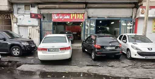 عکس صافکاری نقاشی حسین آبادی در ابوذر 