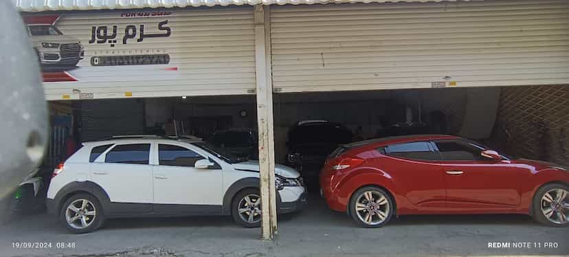 عکس صافکاری PDR کرم پور در کوشش مشهد