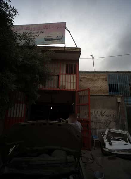 عکس سالن صافکاری و رنگ آمیزی شهرک مهر آباد مشهد
