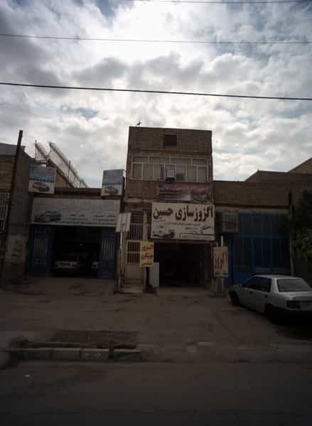 عکس صافکاری و نقاشی اتومبیل حسینیان شهرک مهر آباد مشهد