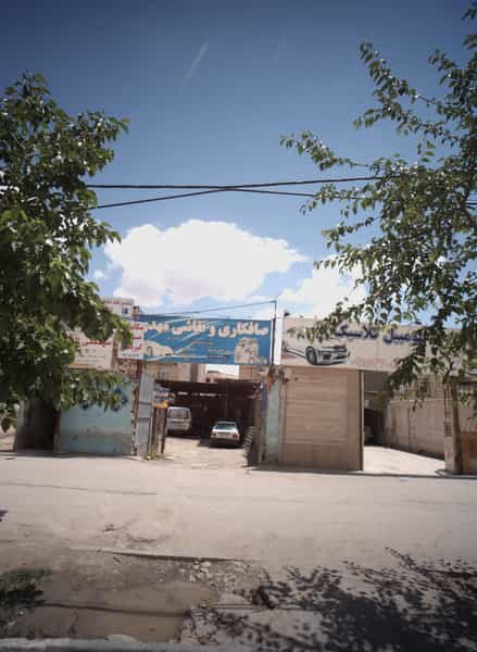 عکس صافکاری و نقاشی مهدی در شهید قربانی مشهد