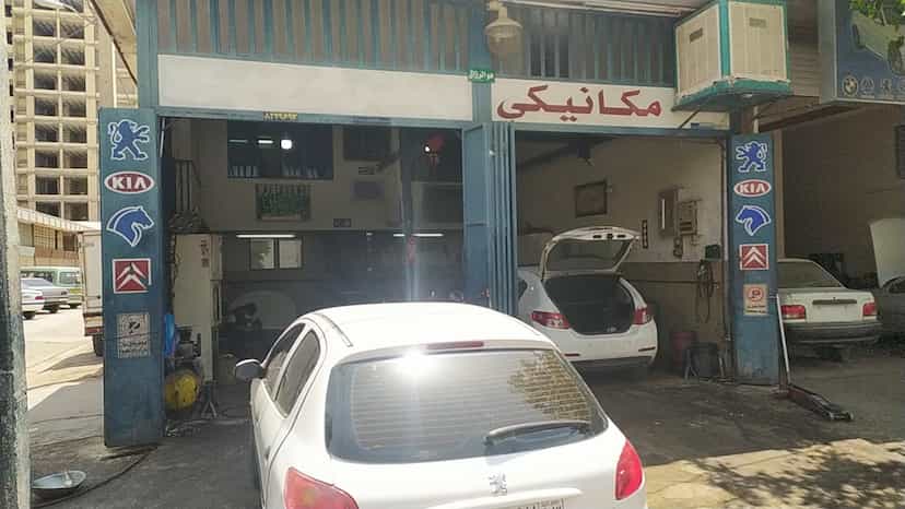 عکس مکانیکی استاد نورالدین در ریشمک شیراز