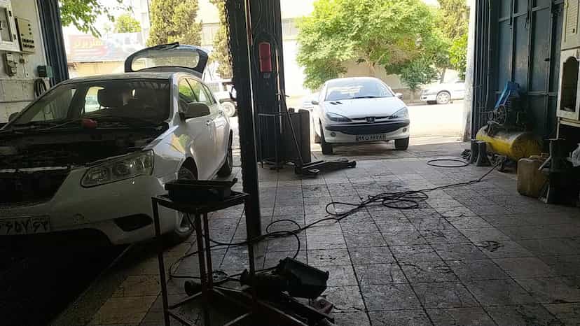 عکس مکانیکی استاد نورالدین در ریشمک شیراز