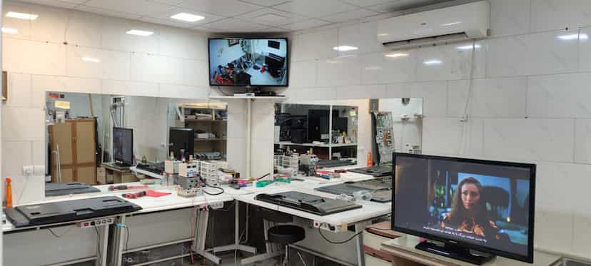 عکس تعمیرگاه مرکزی تلویزیون های ال جی ،سونی ،سامسونگ. در درب سرخاب تبریز