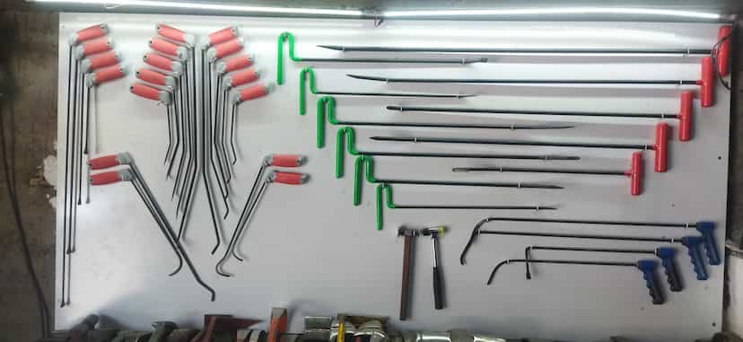 عکس صافکاری بدون رنگ PDR ناسیونال در استادان تبریز