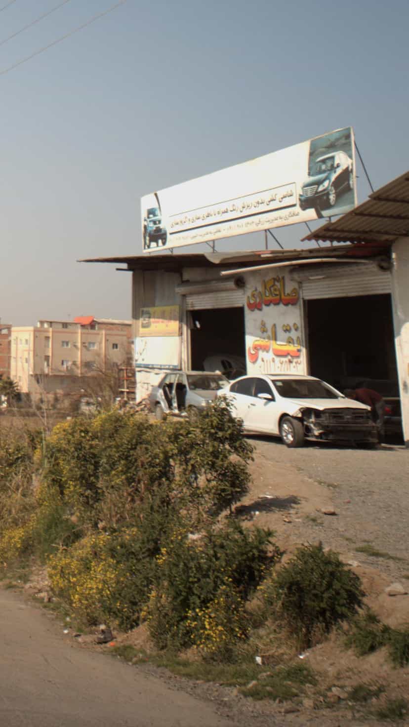 عکس صافکاری و نقاشی مجتبی در مراد بیگ بابل