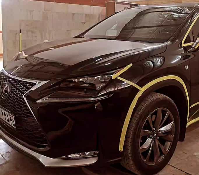 عکس صافکاری C4 نقاشی تخصصی اتومبیل رفع آفتاب سوختگی شهرک رجایی کرمان