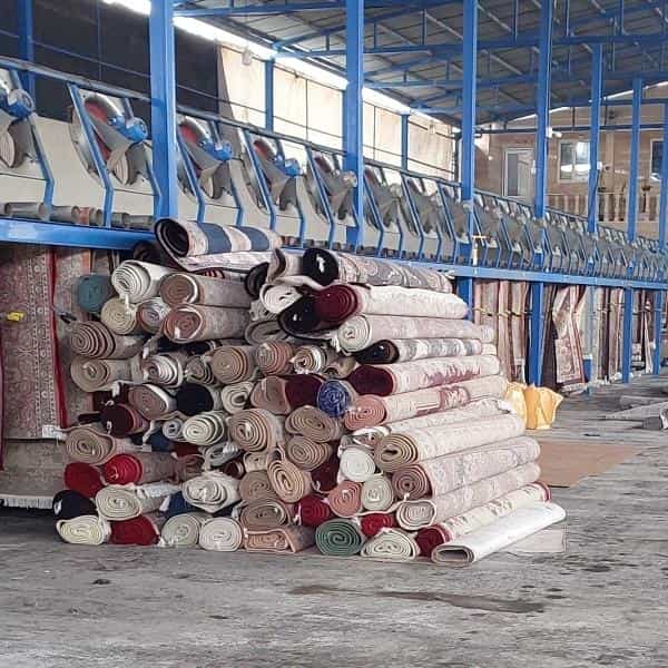 عکس قالیشویی گلرنگ قم