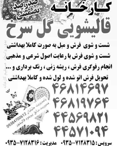 عکس کارخانه قالیشویی گل سرخ در کلهر قدس