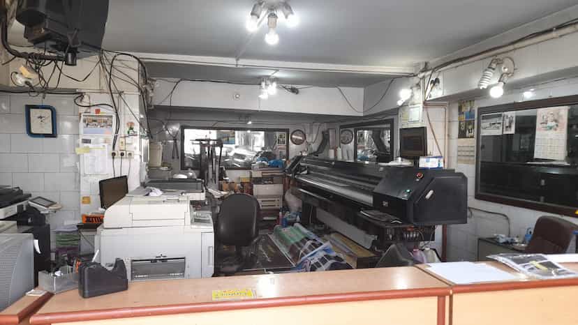 عکس صحافی و چاپ مهدی در چمار سرا رشت