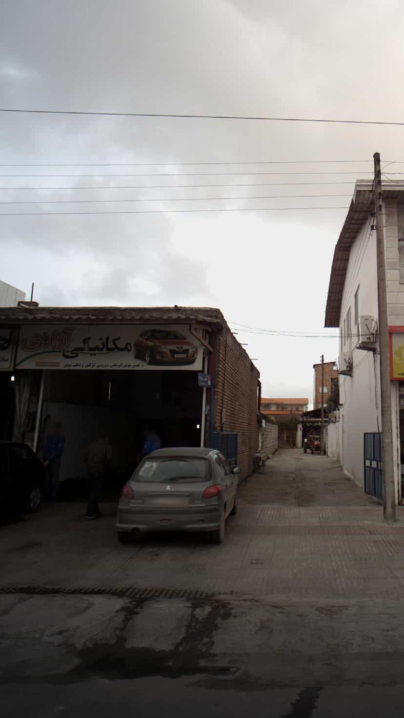 عکس مکانیکی آزادی در درنای سفید فریدون‌کنار