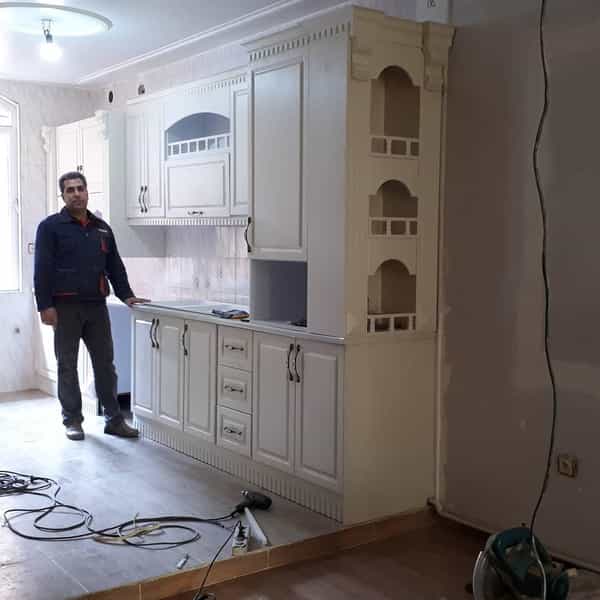 عکس کابینت و دکوراسیون هگمتانه در حیدرآباد کرج
