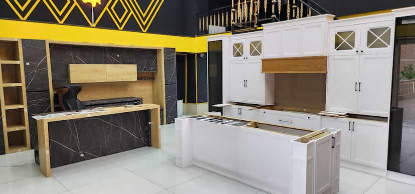 عکس نمایشگاه کابینت آقای چوب در سیمان ارومیه