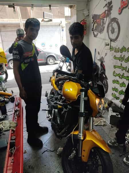 عکس موتور سازی قول در مجیدیه شمالی 