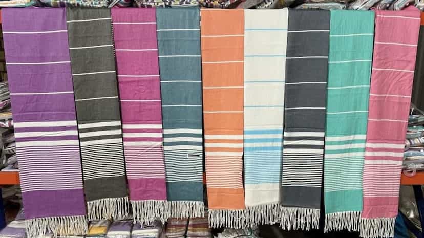 عکس فروشگاه حوله سلامی در بازار 