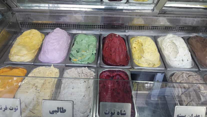 عکس الماس فالوده در خلدبرین شیراز