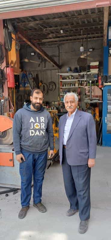 عکس کارگاه فلزکاری و جوشکاری خزلی