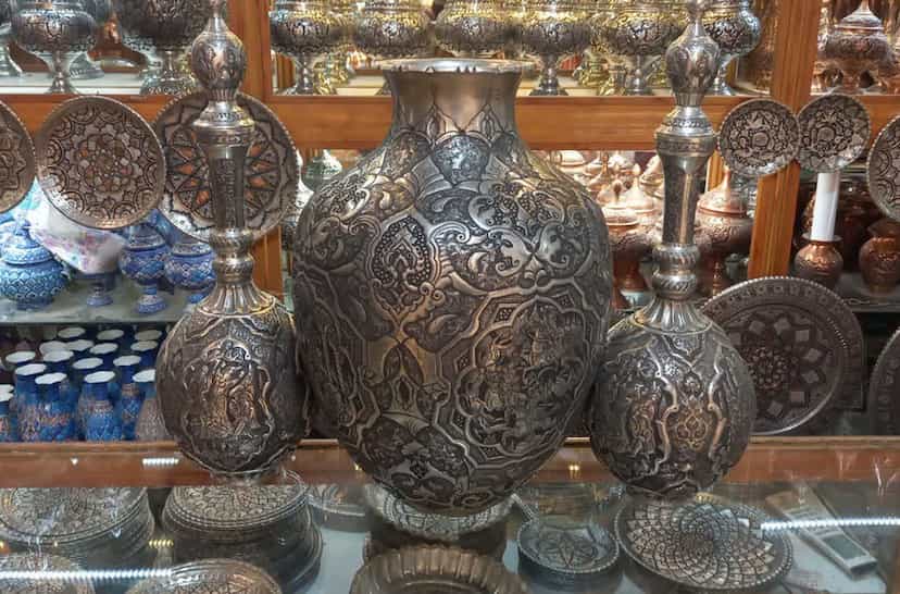 عکس صنایع دستی عالی قاپو در رجائی شهر کرج