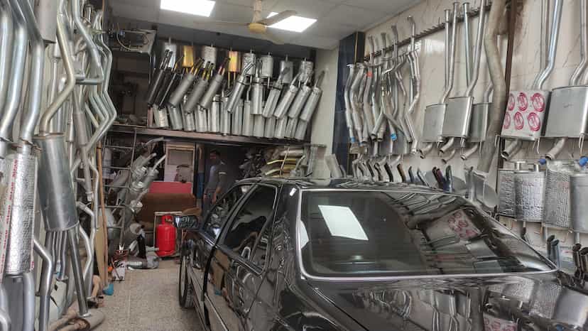 عکس اگزوزسازی باقری در فاز چهار آزادگان نجف آباد