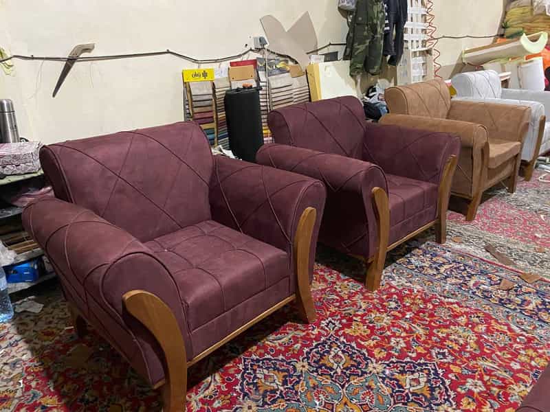 عکس تولیدی مبل خوش پسند در شهر خمینی‌شهر