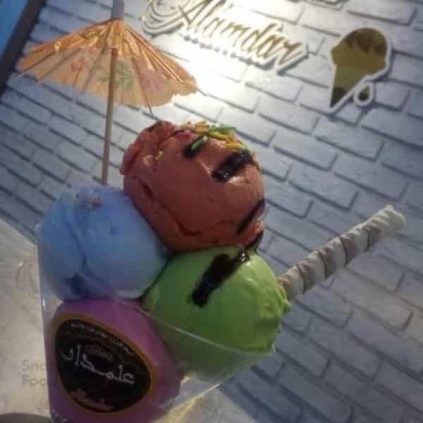 عکس بستنی علمدار در حاج جمال کاشان