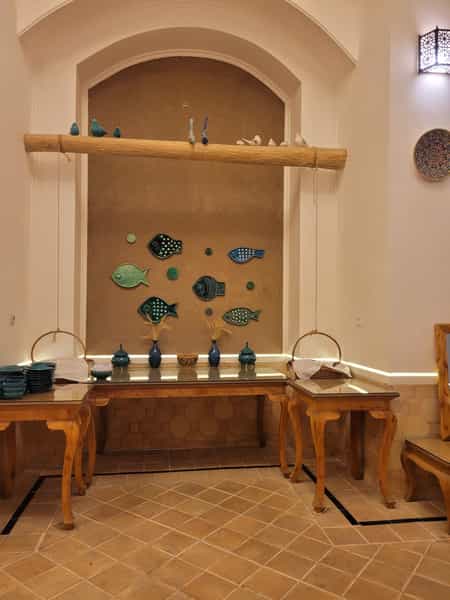 عکس سرای بابا افضل در پا نخل کاشان