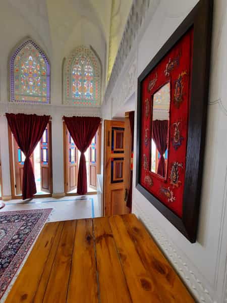 عکس سرای سنتی دیبا در پاپک کاشان