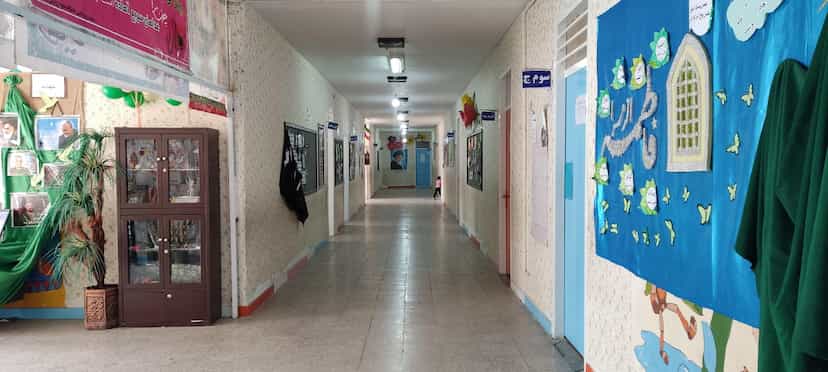 عکس دبستان شهید صباغ در شریعتی رفسنجان
