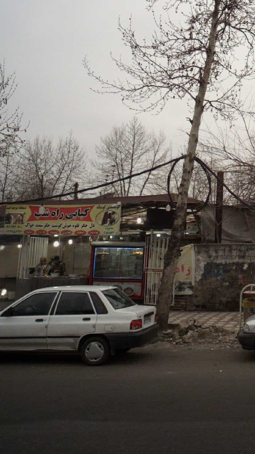 عکس کبابی راه شب در امام خمینی لنگرود