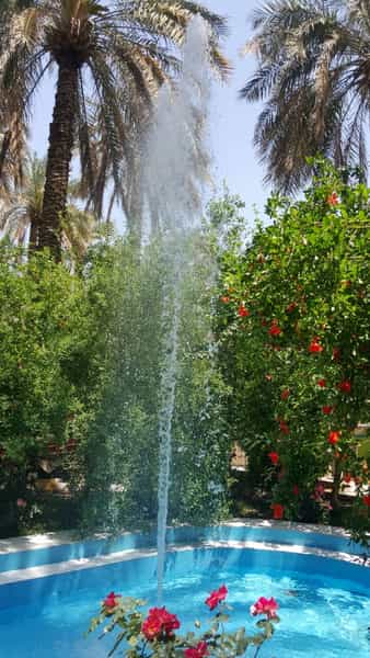 عکس باغ رستوران البرز در صوفی آباد بم