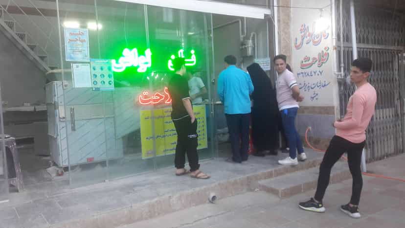 عکس نان لواش فلاحت در کاظم آباد اخوان ورامین