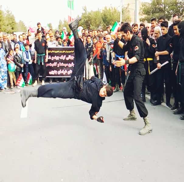 عکس سبک رزمی نینجا بیرجند در وحدت بیرجند
